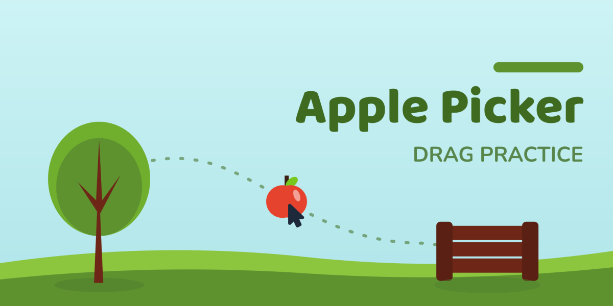 Apple Picker: Drag Practice