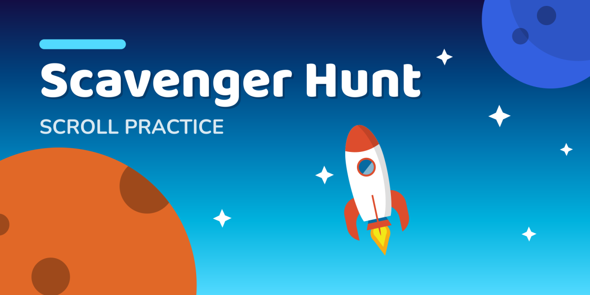 Scavenger Hunt: Scroll practice